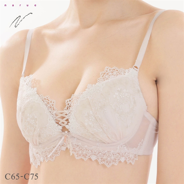 ナルエー ランジェリー セレーネ ブラジャー BC Lワイヤー 谷間ブラ NARUE