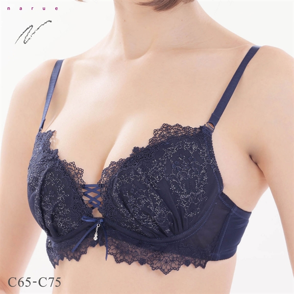 ナルエー ランジェリー セレーネ ブラジャー BC Lワイヤー 谷間ブラ NARUE