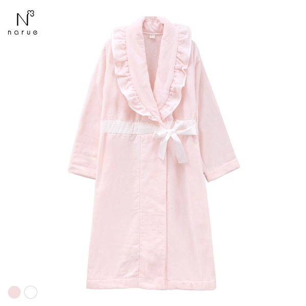 ナルエー パジャマ シャ―リングタオル バスローブ ローブ ルームウェア 綿100％ レディース NARUE