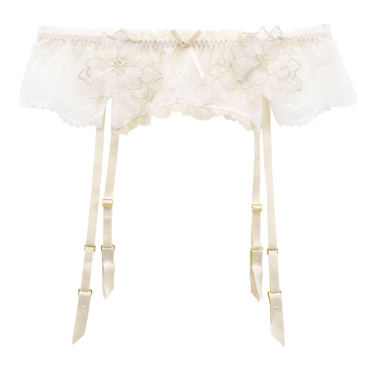 リサマリ Risa Magli ジョエル ガーターベルト ランジェリー(IV-アイボリー-M)