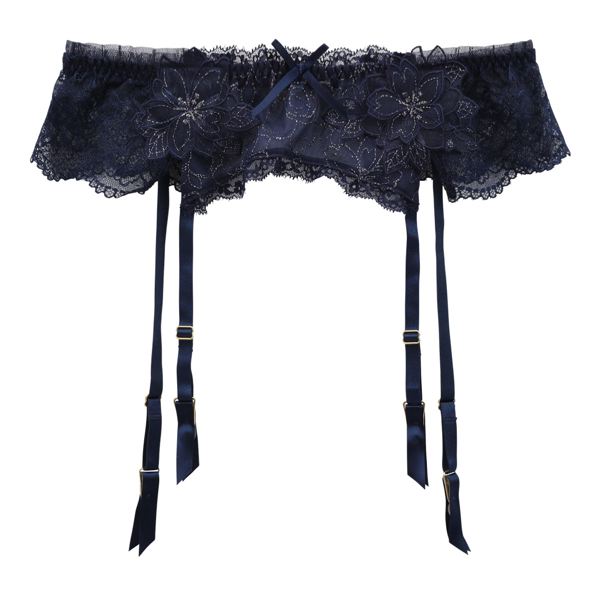 リサマリ Risa Magli ジョエル ガーターベルト ランジェリー(NV-ネイビー-M)