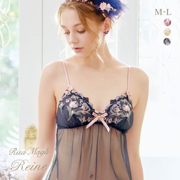 リサマリ レーヌ ラリッサ スリップ ロングキャミソール ランジェリー Risa Magli Reine