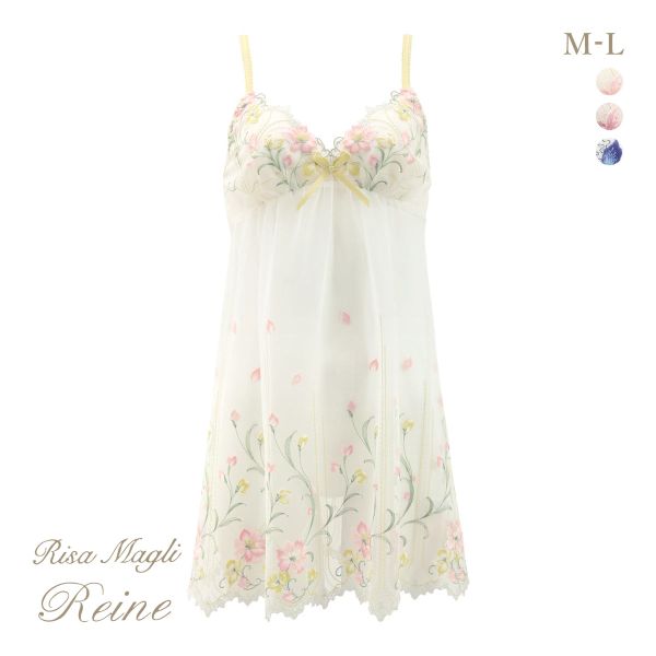 リサマリ レーヌ テリン スリップ ロングキャミソール ランジェリー Risa Magli Reine