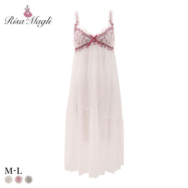 リサマリ ルビー カップ付き マキシワンピース ランジェリー Risa Magli