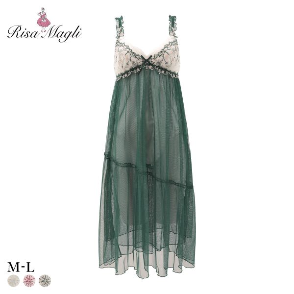 リサマリ ルビー カップ付き マキシワンピース ランジェリー Risa Magli