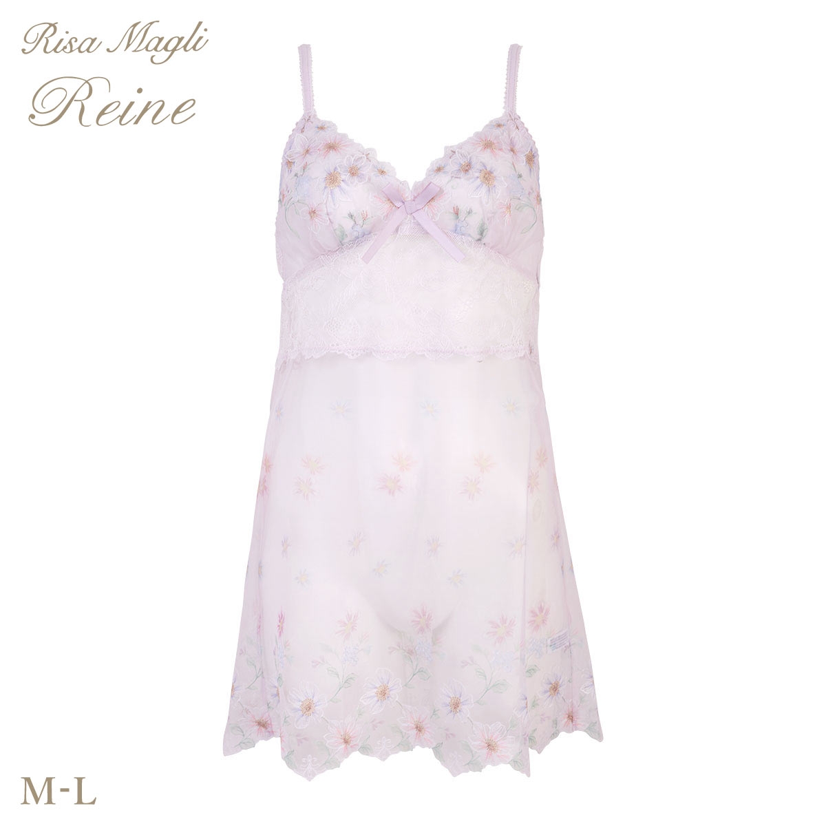 リサマリ レーヌ アンネリー スリップ キャミソール ランジェリー Risa Magli Reine(LV-ラベンダー-M-75)