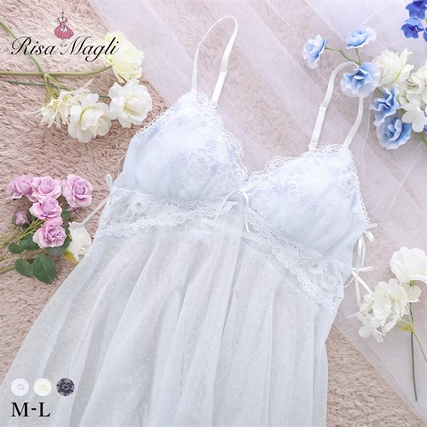 リサマリ ティニー カップ付き スリップ ランジェリー Risa Magli