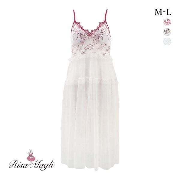 リサマリ グレッタ カップ付き マキシワンピース ランジェリー Risa Magli