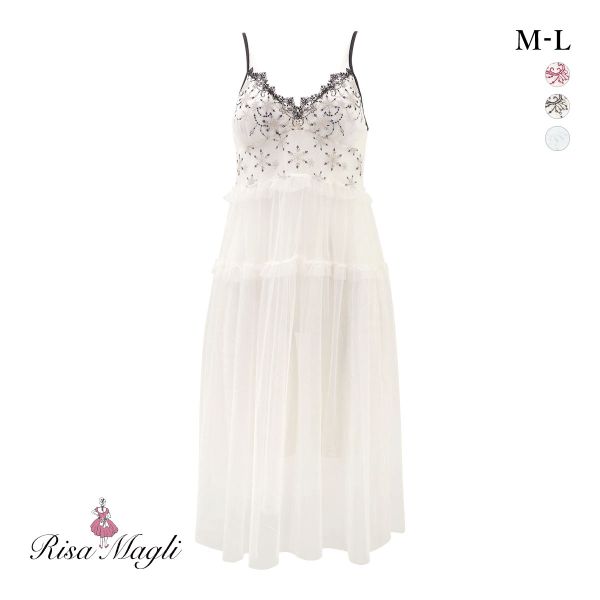 リサマリ グレッタ カップ付き マキシワンピース ランジェリー Risa Magli