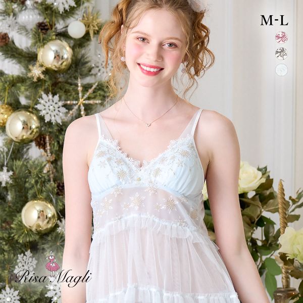 リサマリ グレッタ カップ付き マキシワンピース ランジェリー Risa Magli リサマリ グレッタ カップ付き マキシワンピース ランジェリー Risa Magli