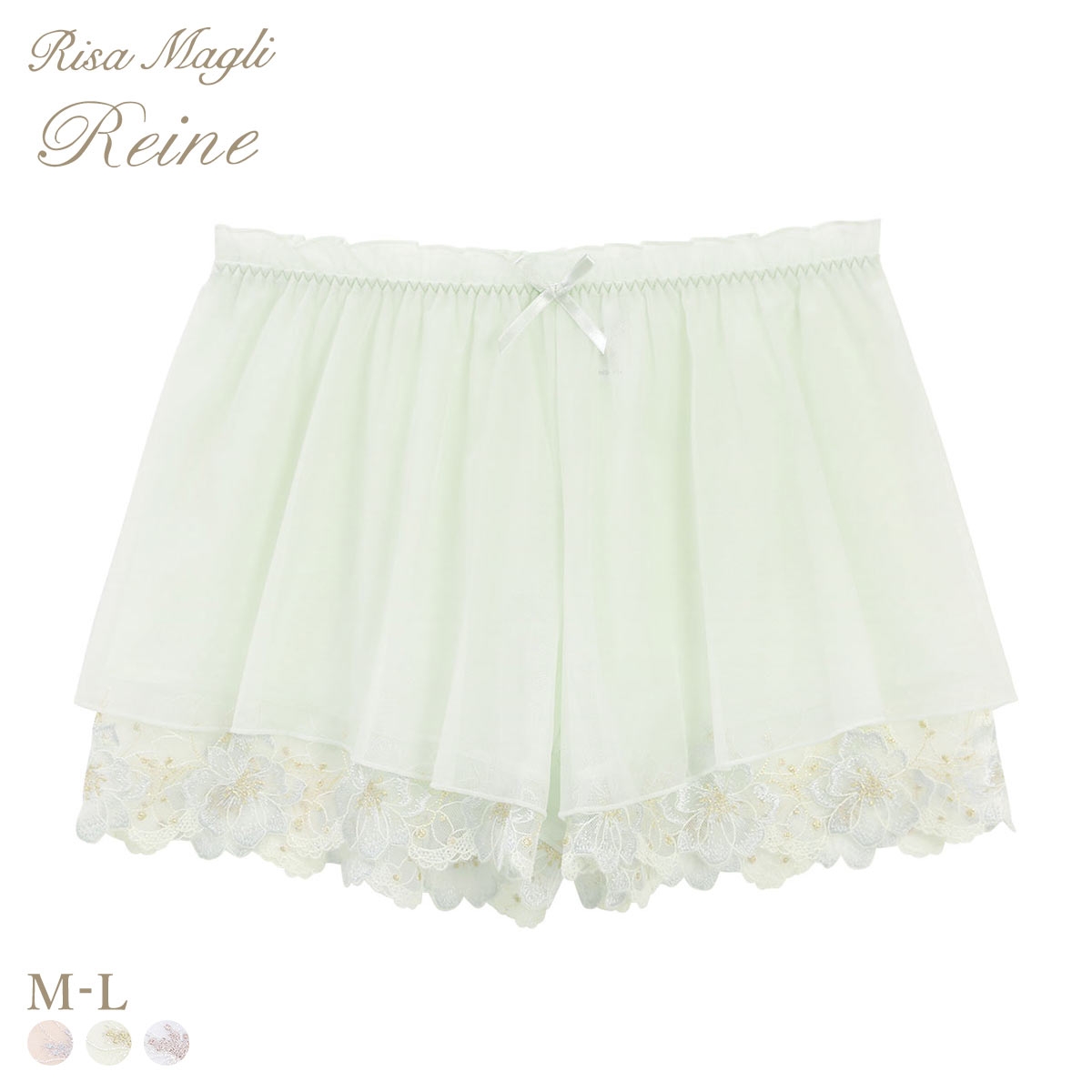 リサマリ リカルダ タップパンツ ショートパンツ インナー ランジェリー Risa Magli(MI-ミント-M)