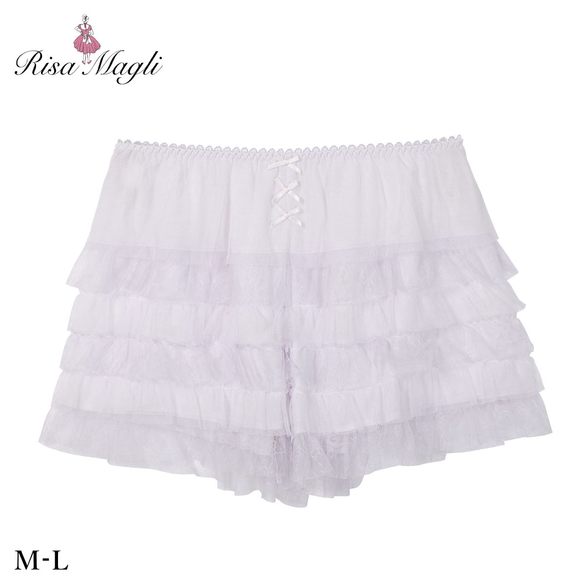 リサマリ セーヌ タップパンツ ショートパンツ インナー ボトムス ランジェリー Risa Magli(LV-ラベンダー-M)