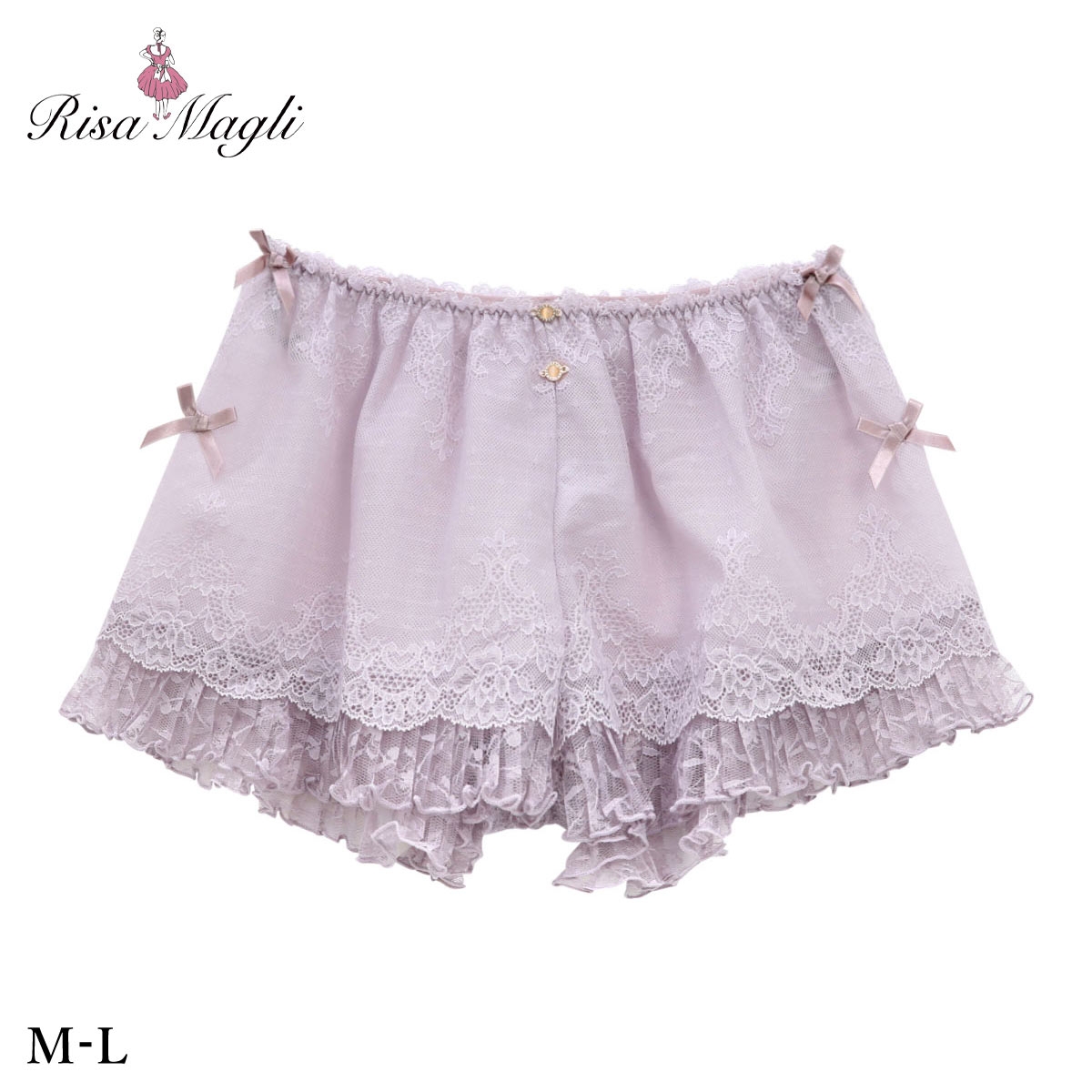 リサマリ ナタリー タップパンツ ショートパンツ インナー ボトムス ランジェリー Risa Magli(PU-パープル-M)