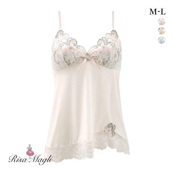 リサマリ アイシャ カップ付き キャミソール ミニスリップ ランジェリー Risa Magli