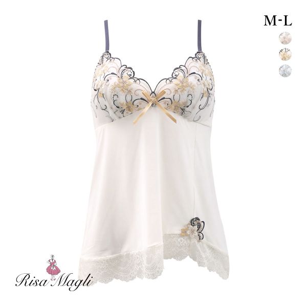 リサマリ アイシャ カップ付き キャミソール ミニスリップ ランジェリー Risa Magli