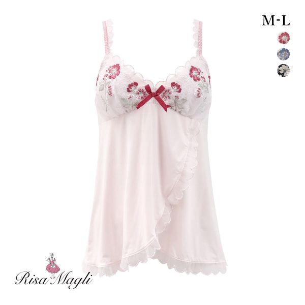リサマリ プティット カップ付き キャミソール ミニスリップ ランジェリー Risa Magli