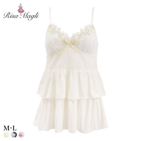 リサマリ ジニー カップ付き キャミソール スリップ ランジェリー Risa Magli