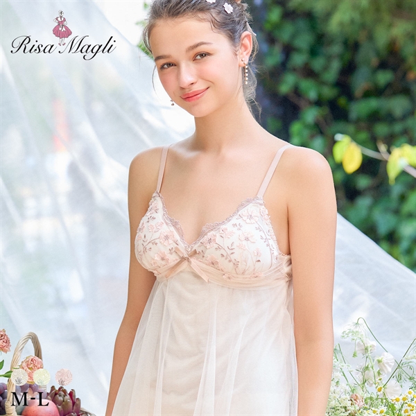 リサマリ ラーレ カップ付き キャミソール ミニスリップ ランジェリー Risa Magli