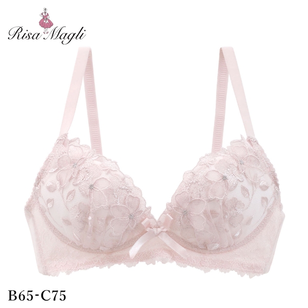 リサマリ ルイーザ ノンワイヤー ブラジャー メロフィータイプ BC 谷間ブラ ワイヤレス Risa Magli