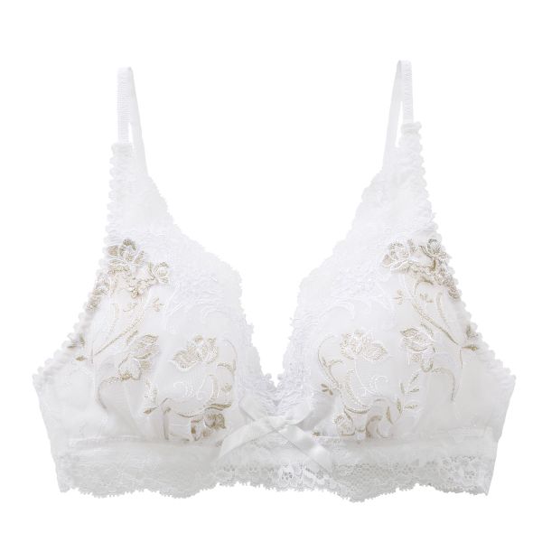 リサマリ Risa Magli レーヌ Reine フラフィー ノンワイヤー ブラジャー ソフトブラ ブラレット ワイヤレスブラ ML 単品