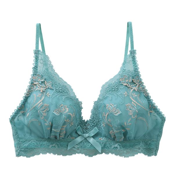 リサマリ Risa Magli レーヌ Reine フラフィー ノンワイヤー ブラジャー ソフトブラ ブラレット ワイヤレスブラ ML 単品