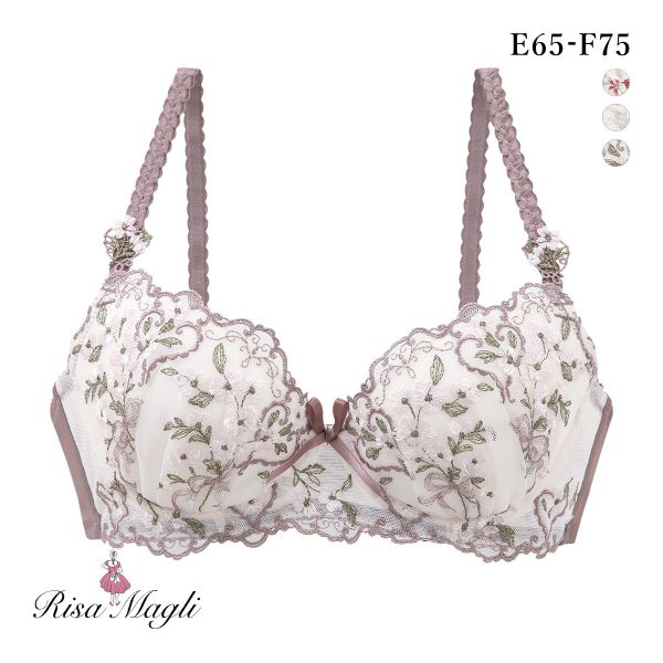 リサマリ リア 3/4カップ ブラジャー EF 谷間ブラ 大きいサイズ Risa Magli