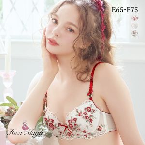 リサマリ リア 3/4カップ ブラジャー EF 谷間ブラ 大きいサイズ Risa Magli