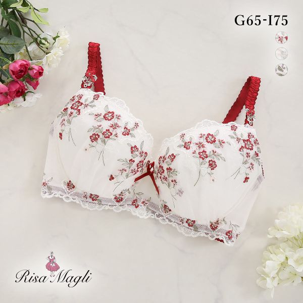 20%OFF リサマリ リア 3/4カップ ブラジャー GHI グラマーブラ 大きいサイズ Risa Magli 20%OFF リサマリ リア 3/4カップ ブラジャー GHI グラマーブラ 大きいサイズ Risa Magli