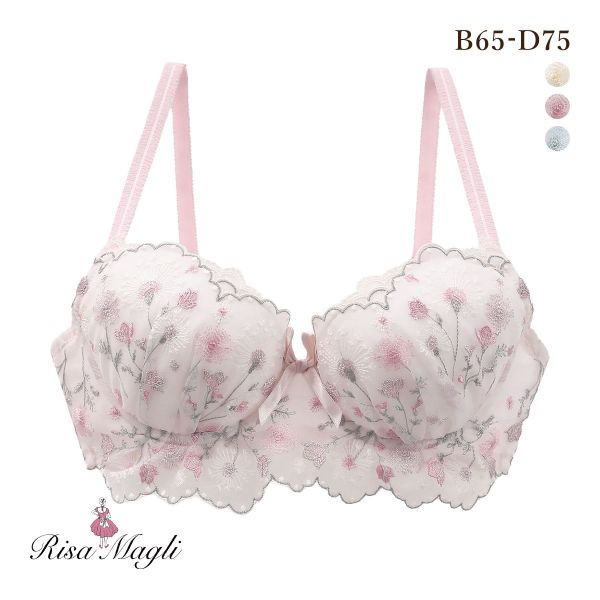 リサマリ ミリ 3/4カップ ブラジャー BCD 谷間ブラ Risa Magli