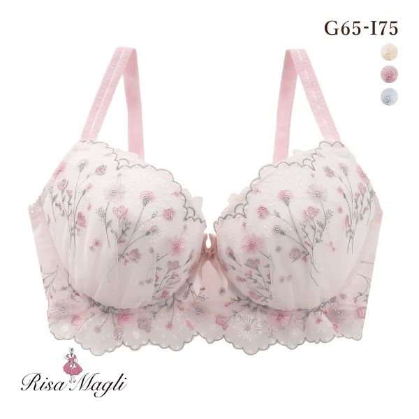 リサマリ ミリ 3/4カップ ブラジャー GHI グラマーブラ 大きいサイズ Risa Magli
