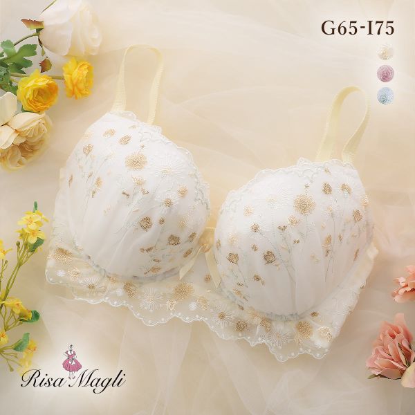 リサマリ ミリ 3/4カップ ブラジャー GHI グラマーブラ 大きいサイズ Risa Magli