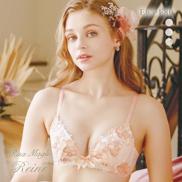 リサマリ レーヌ アデリーノ 3/4カップ ブラジャー EF 谷間ブラ Risa Magli Reine
