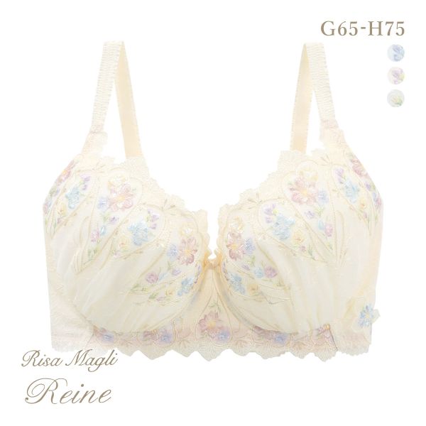リサマリ レーヌ フロリタ ブラジャー GH グラマーブラ 大きいサイズ Risa Magli Reine