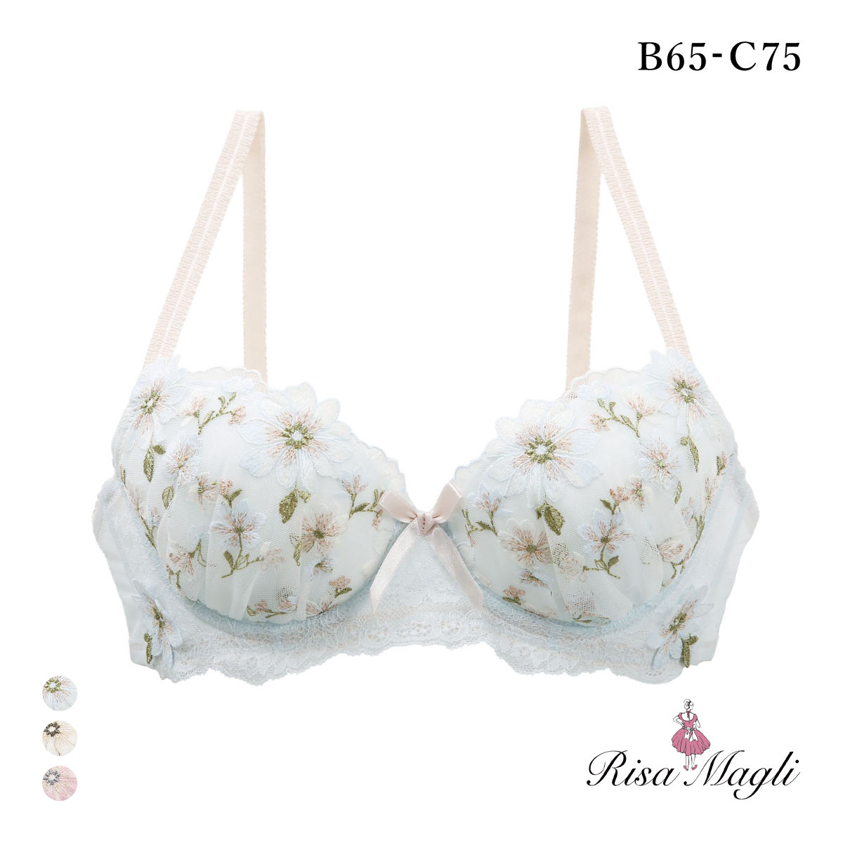 リサマリ アルマ ブラジャー BC 谷間ブラ Risa Magli(SX-サックス-B65)