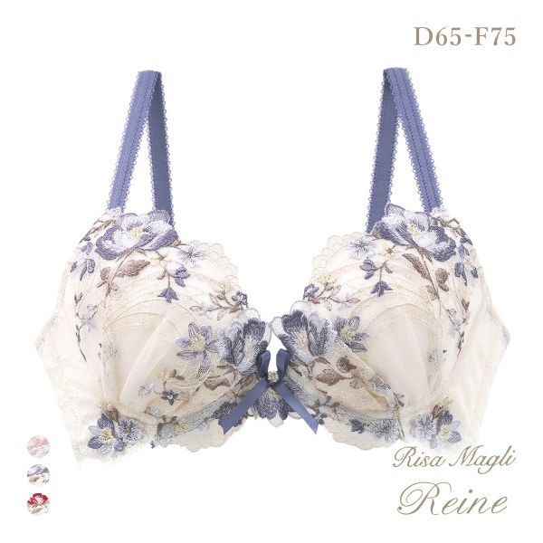 リサマリ レーヌ サリー 3/4カップ ブラジャー DEF 谷間ブラ Risa Magli Reine
