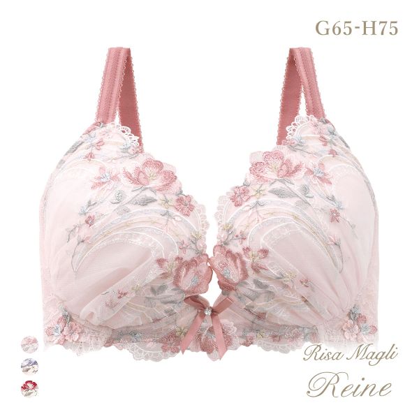 リサマリ レーヌ サリー 3/4カップ ブラジャー GH 大きいサイズ 単品 Risa Magli Reine