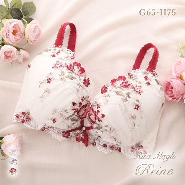 リサマリ レーヌ サリー 3/4カップ ブラジャー GH 大きいサイズ 単品 Risa Magli Reine