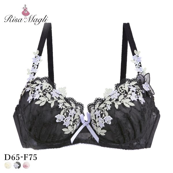リサマリ ジニー 3/4カップ ブラジャー DEF 谷間ブラ 大きいサイズ Risa Magli