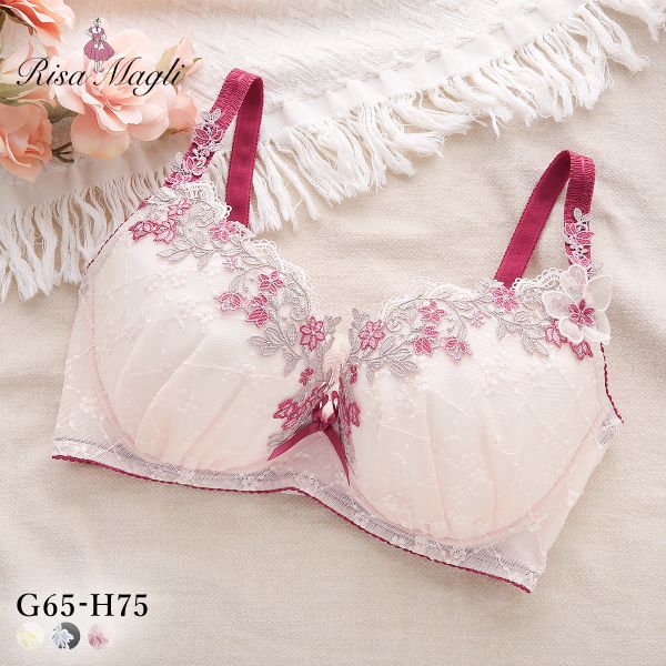 リサマリ ジニー 3/4カップ ブラジャー GH グラマーブラ 大きいサイズ Risa Magli