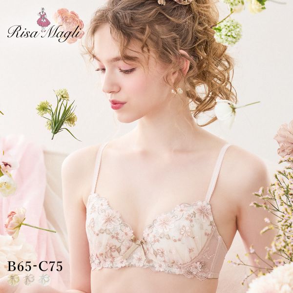 リサマリ ジア 3/4カップ ブラジャー BC 谷間ブラ Risa Magli リサマリ ジア 3/4カップ ブラジャー BC 谷間ブラ Risa Magli