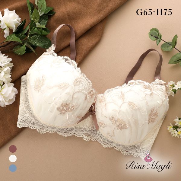 リサマリ エレノア 3/4カップ ブラジャー GH グラマーブラ 大きいサイズ Risa Magli