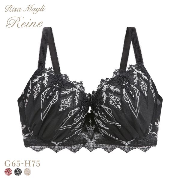 リサマリ レーヌ ジュエリー 3/4カップ ブラジャー GH 大きいサイズ Risa Magli Reine