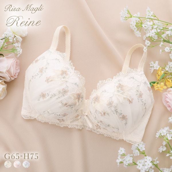 リサマリ レーヌ セレスティナ 3/4カップ ブラジャー GH 大きいサイズ Risa Magli Reine