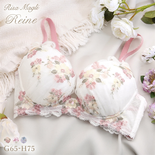 リサマリ レーヌ ダニエラ 3/4カップ ブラジャー GH グラマーブラ V Make Type 大きいサイズ 単品 Risa Magli Reine