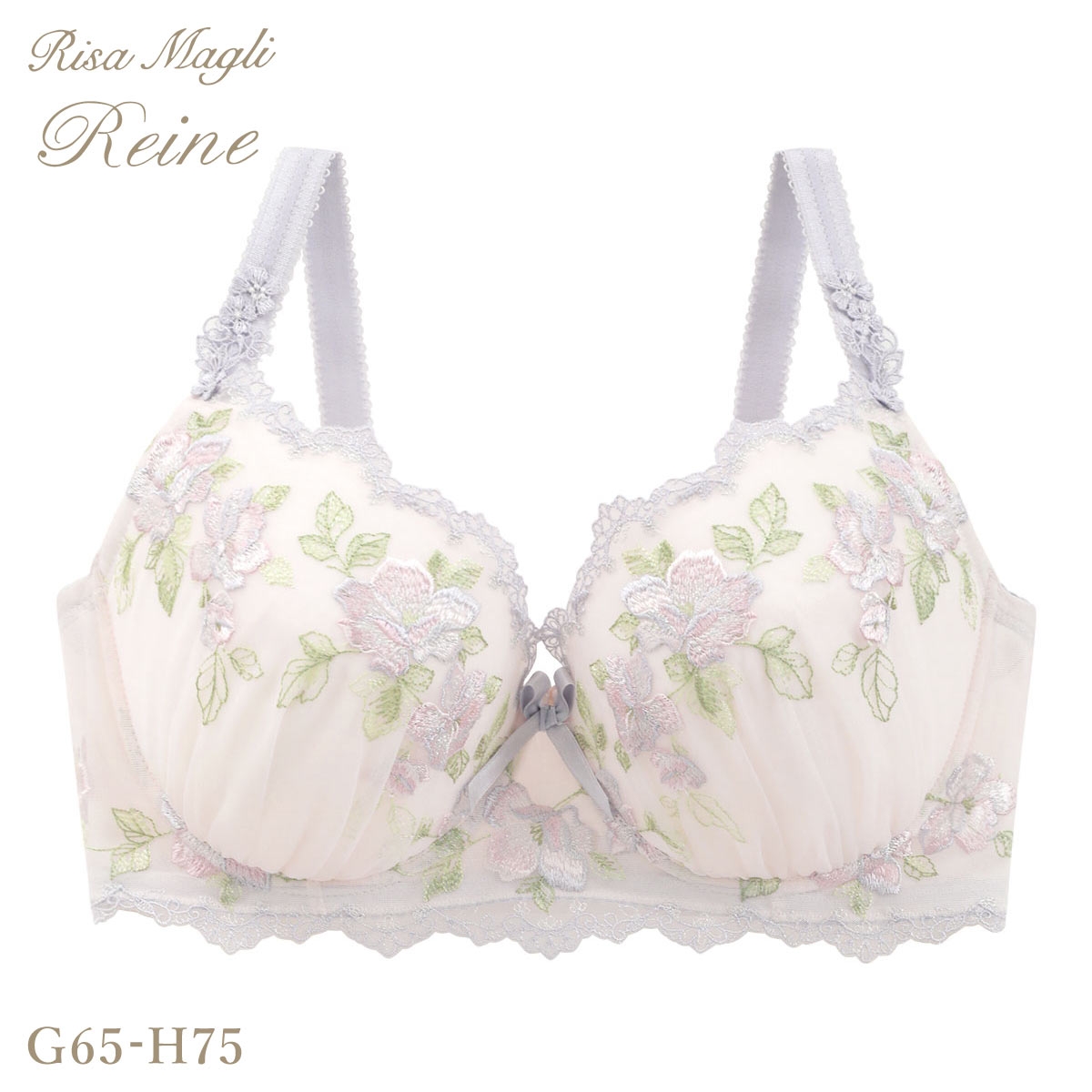 リサマリ レーヌ マルレーン ブラジャー GH グラマーブラ S Make Type 大きいサイズ 単品 Risa Magli Reine(PI-ピンク-G65)