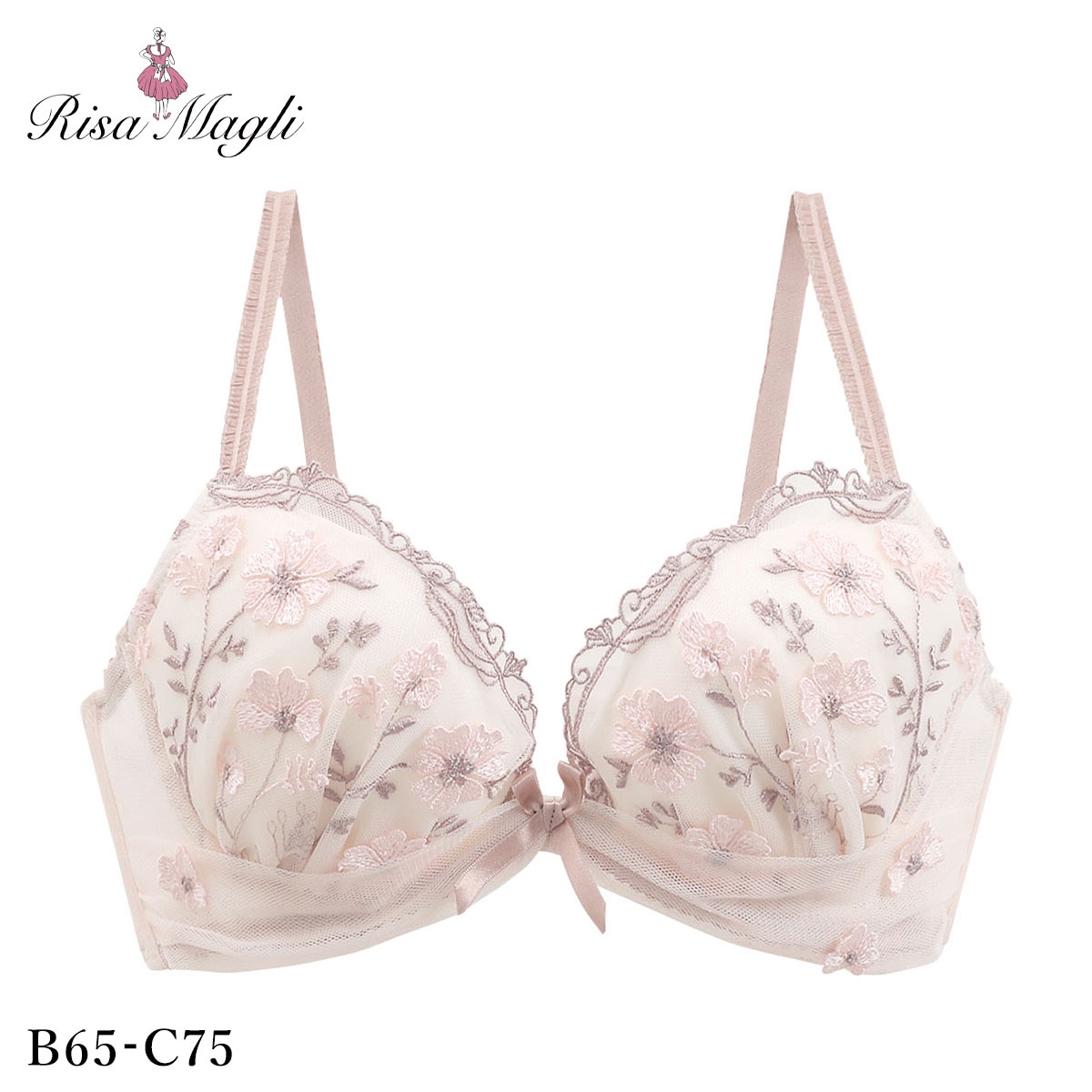 リサマリ ラーレ ブラジャー BC リサマリミラクル谷間ブラ Risa Magli(PI-ピンク-B65)