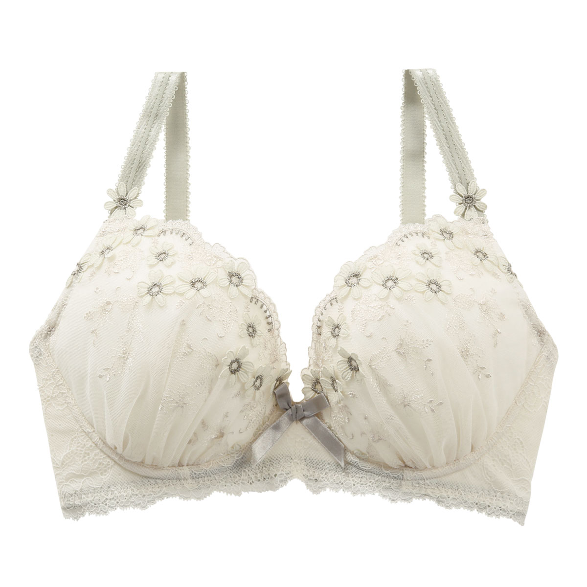 リサマリ Risa Magli レーヌ Reine アンティア 3/4カップ ブラジャー GH 単品(CR-クリーム-G65)