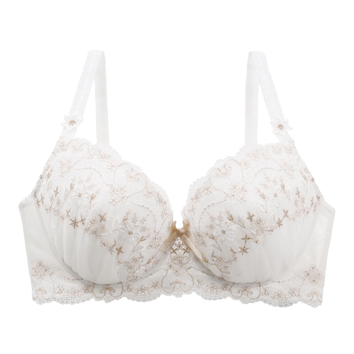 リサマリ Risa Magli ノエリア ブラジャー GH 大きいサイズ 単品(WH-ホワイト-G65)