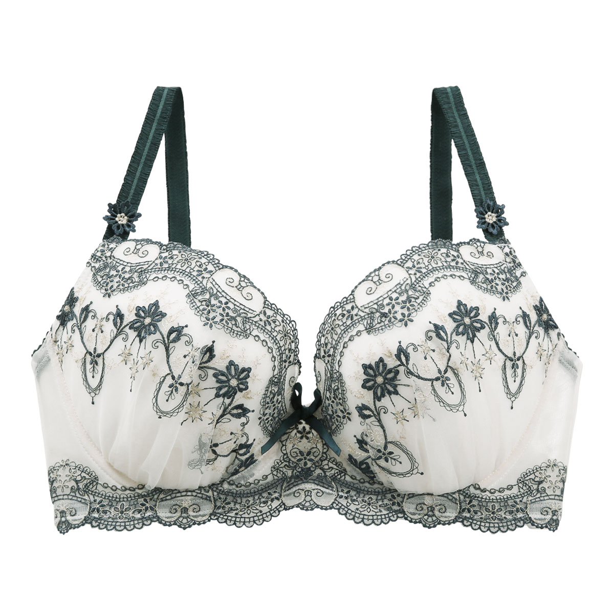 リサマリ Risa Magli ノエリア ブラジャー GH 大きいサイズ 単品(GR-グリーン-G65)