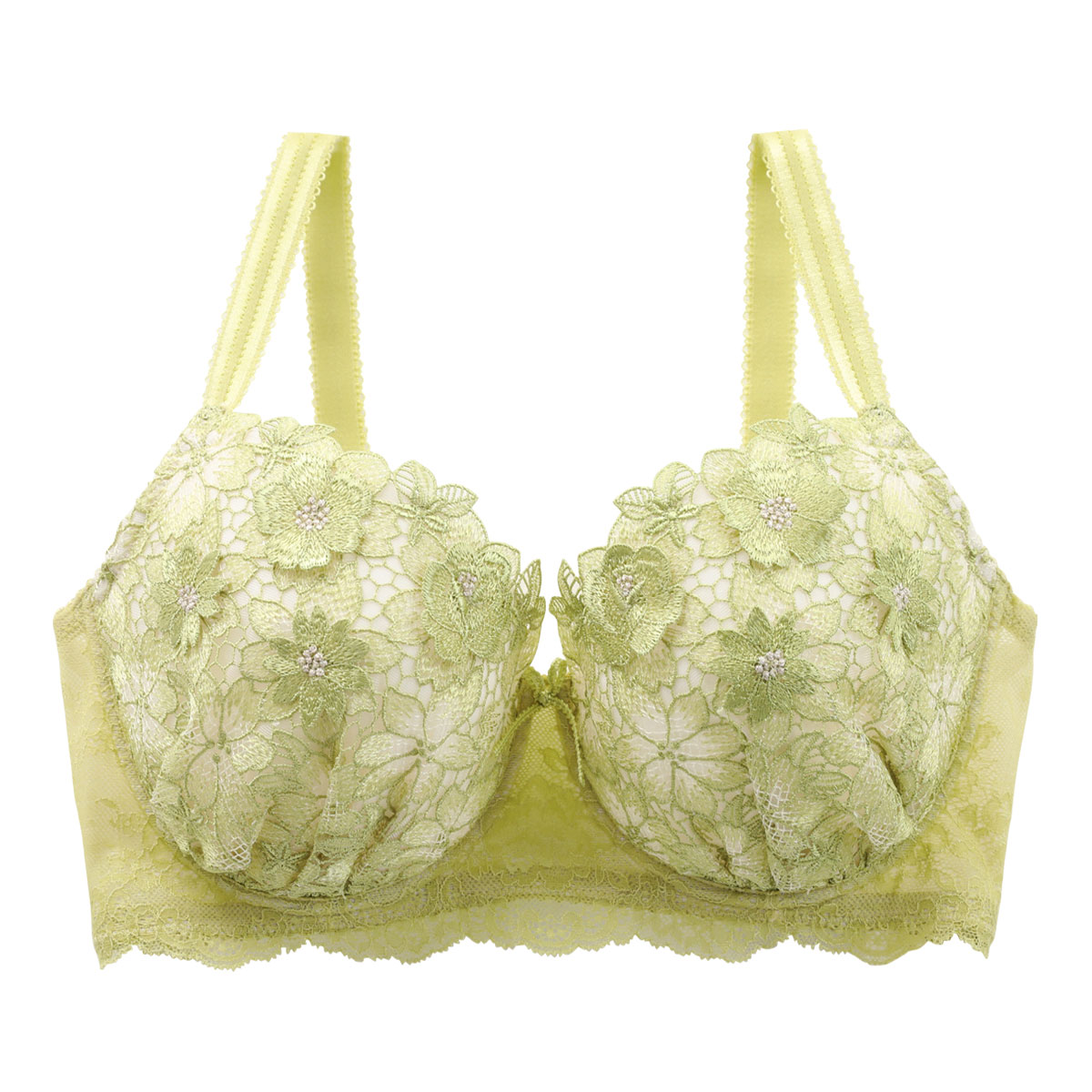 リサマリ Risa Magli レーヌ Reine セリーナ ブラジャー GH 単品(GR-グリーン-G65)